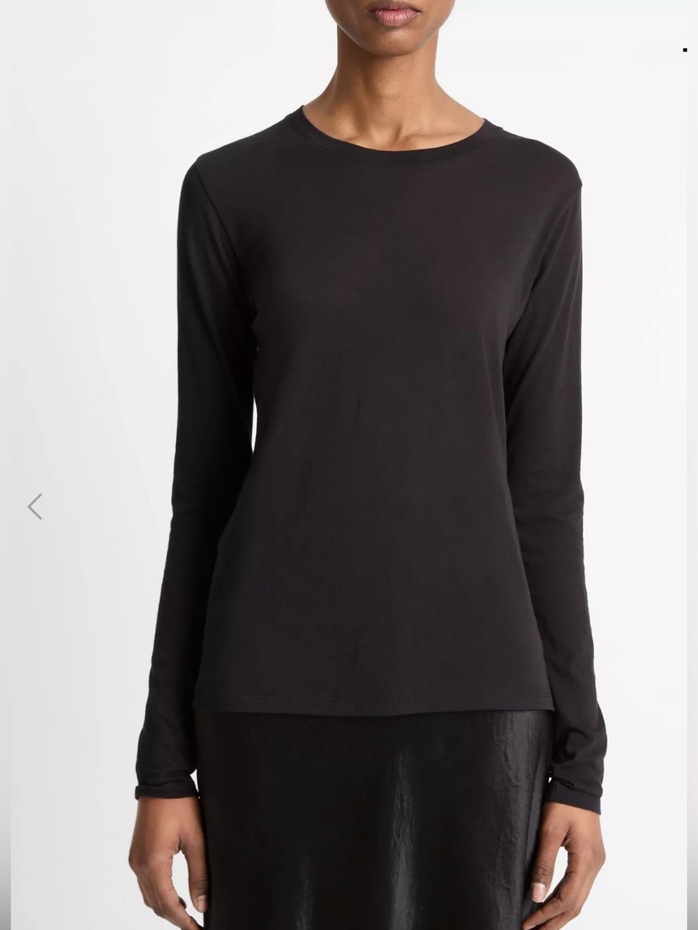 Vince Essential Long Sleeve Crew Neck T-Shirt